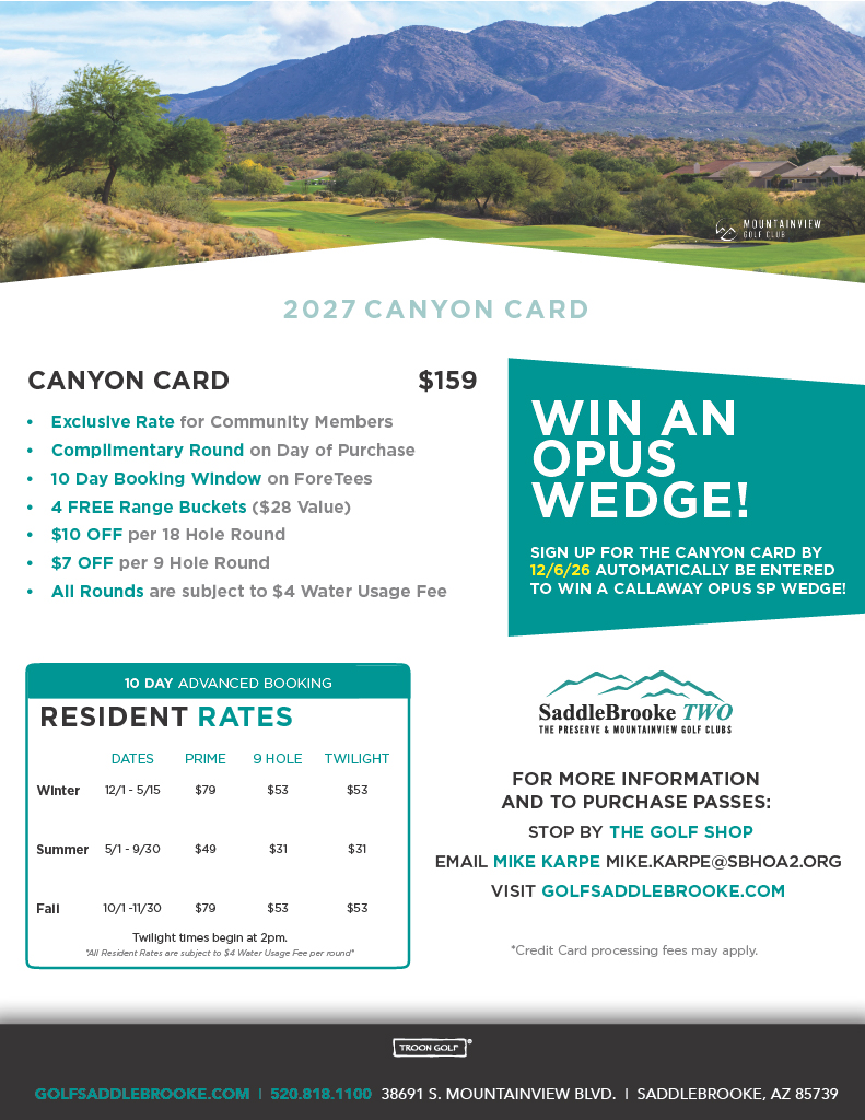 Resident Canyon Card